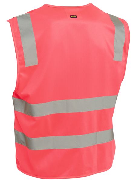 Bisley - Unisex Taped Hi Vis Safety Zip Vest - BV0341T