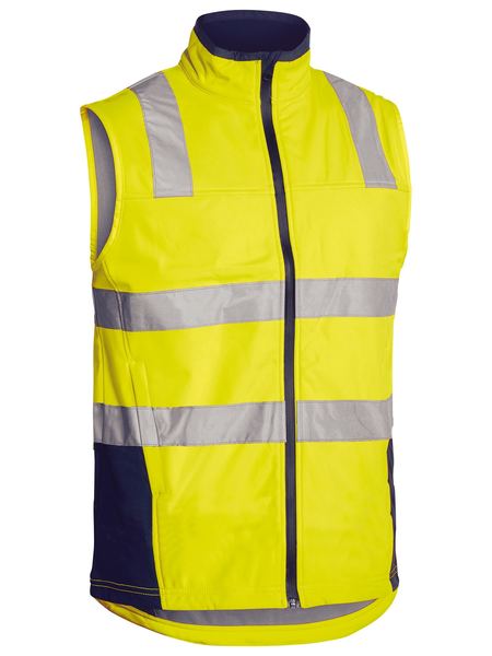 Bisley - Unisex Taped Hi Vis Soft Shell Vest - BV0348T