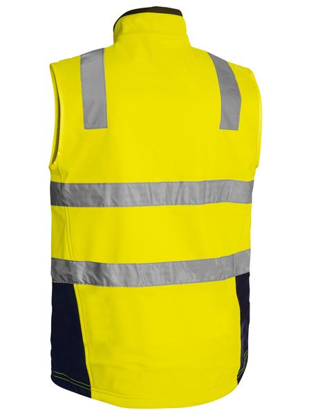 Bisley - Unisex Taped Hi Vis Soft Shell Vest - BV0348T