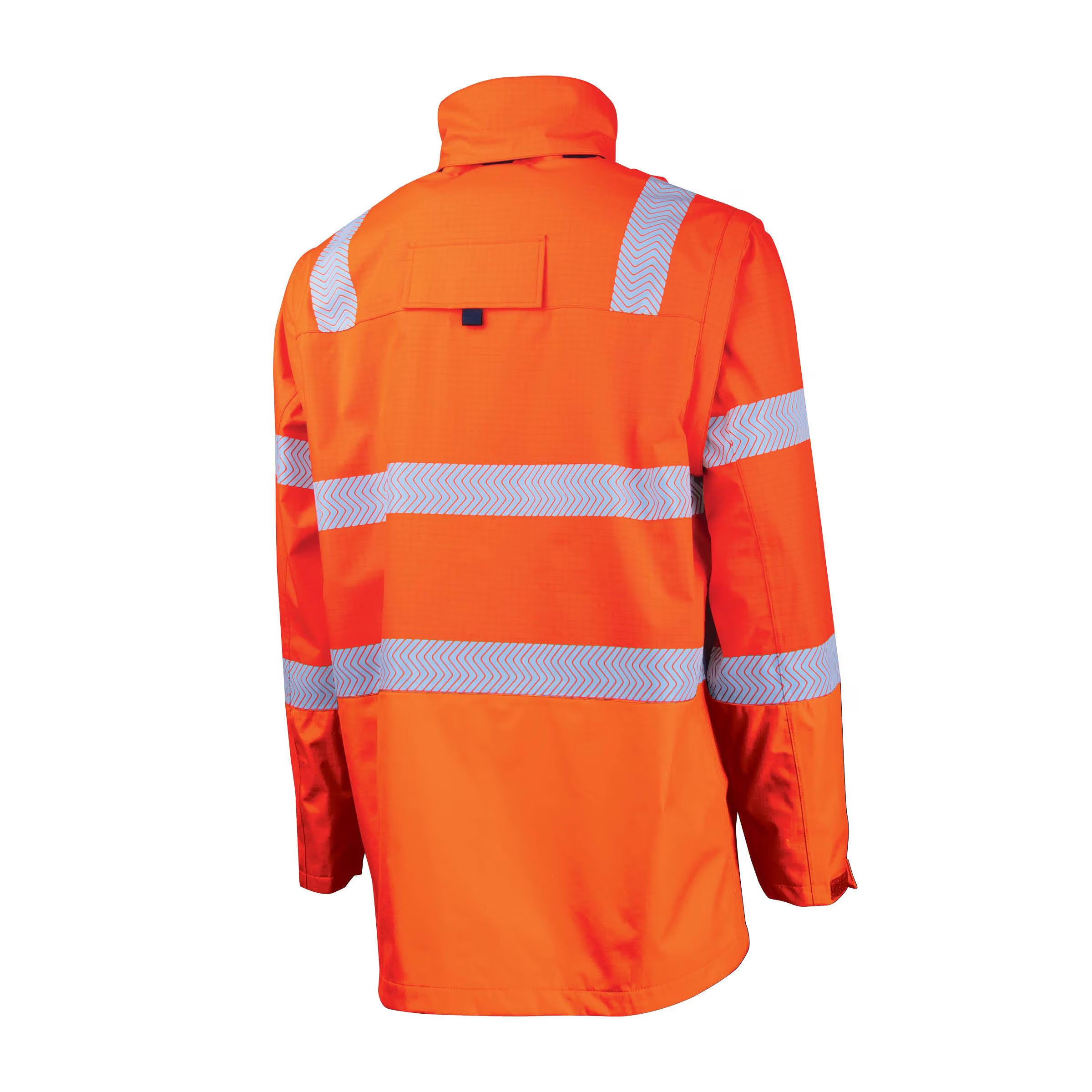Bool PT - FR PPE3 Hi-Vis Parka with Zip-Off Sleeves and Segmented FR Tape - BW1340T4
