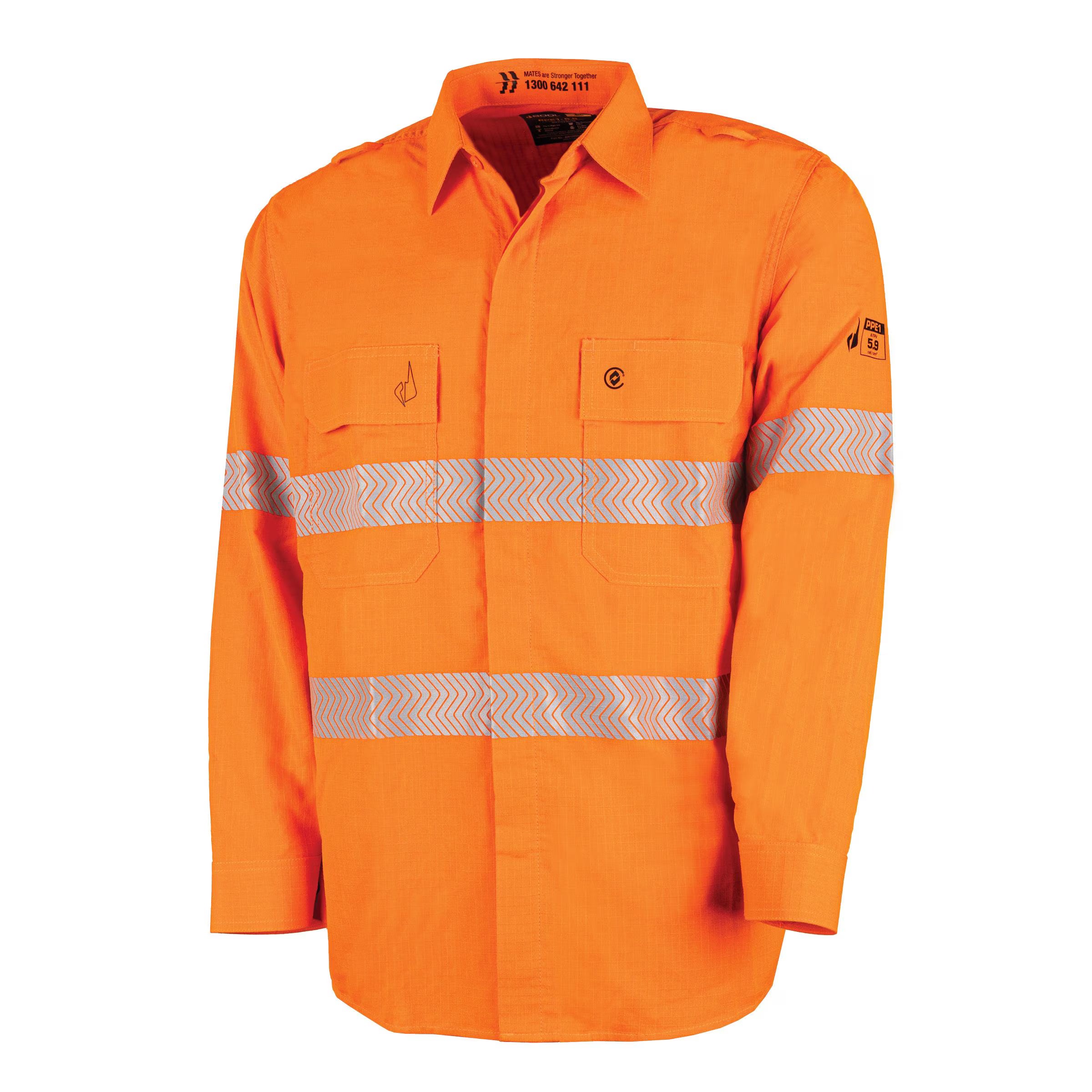 Bool PT - Ultra-lightweight PPE1 FR Shirt with Segmented FR Reflective Tape - BW1505T1