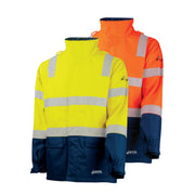Bool PT - FR PPE3 Hi-Vis Parka with Zip-Off Sleeves and Segmented FR Tape - BW2340T4