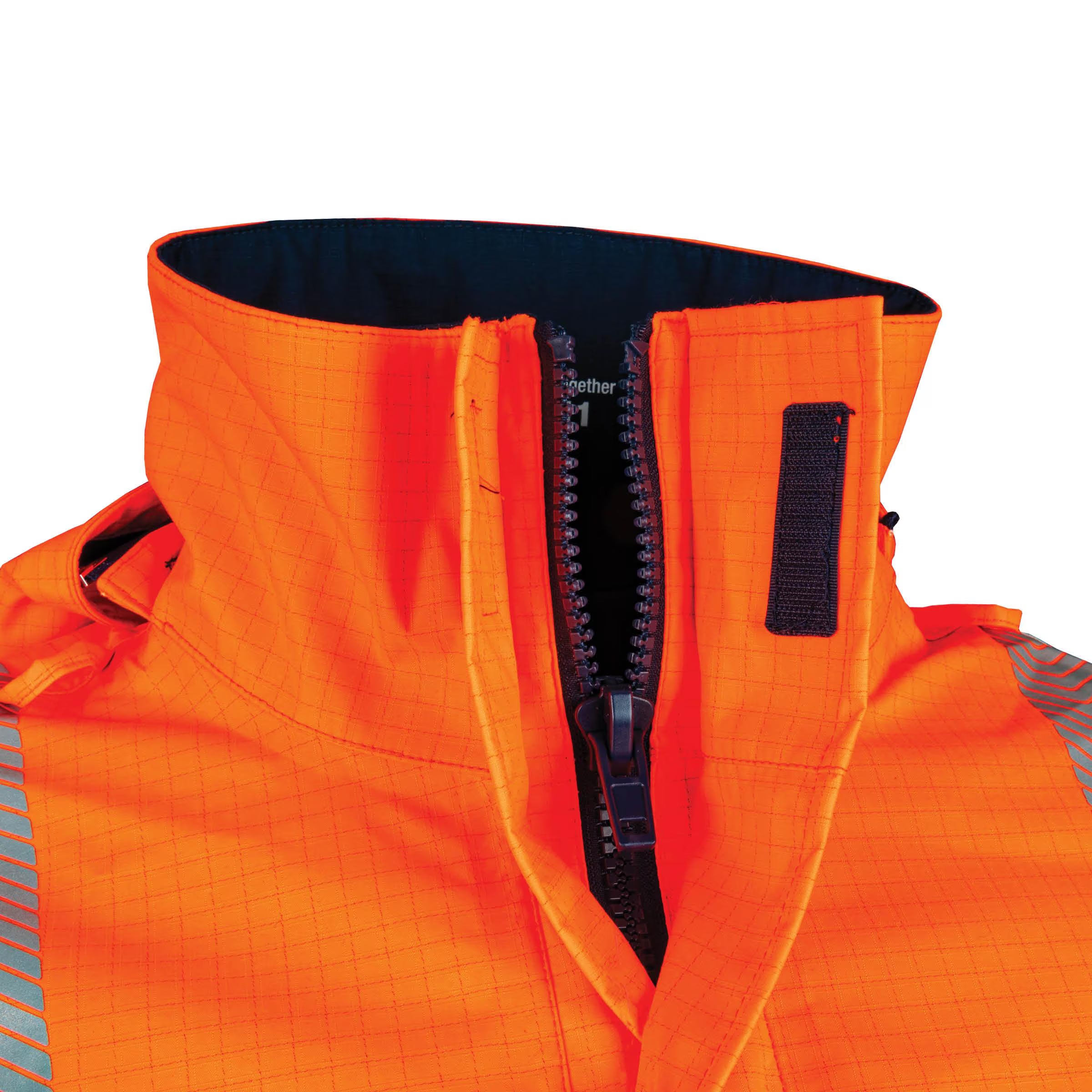 Bool PT - FR PPE3 Hi-Vis Parka with Zip-Off Sleeves and Segmented FR Tape - BW2340T4