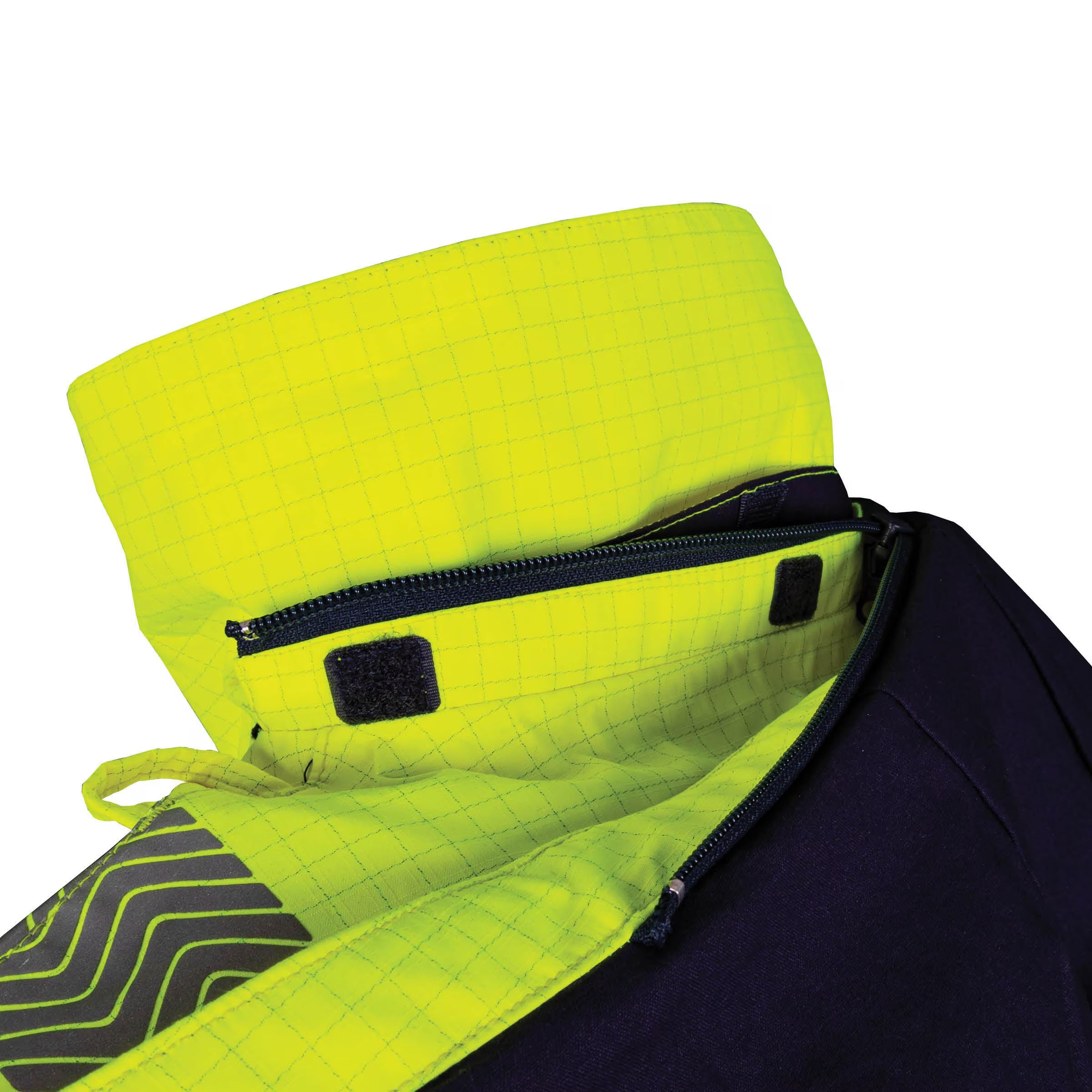 Bool PT - FR PPE3 Hi-Vis Parka with Zip-Off Sleeves and Segmented FR Tape - BW2340T4