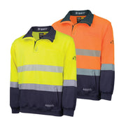 Bool PT - PPE2 Two Tone FR Water Repellent Fleece Jumper with Segmented FR Reflective Tape - BW2350T1