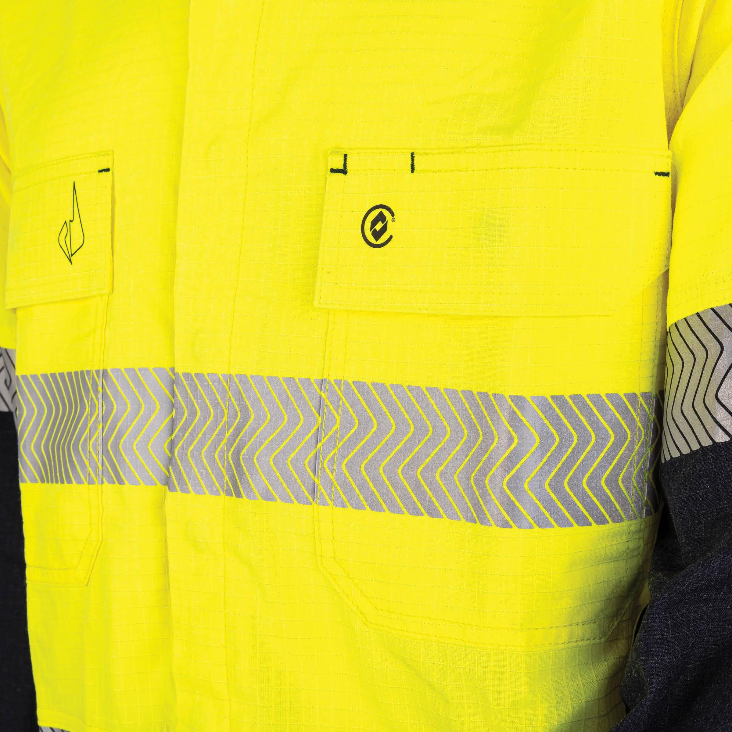 Bool PT - Ultra-lightweight PPE1 FR Shirt with Segmented FR Reflective Tape - BW2505T1