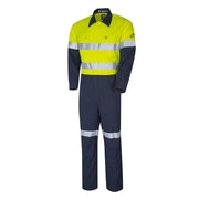 Bool PT - Regular Weight PPE2 Two Tone Coverall with Loxy Reflective Tape -