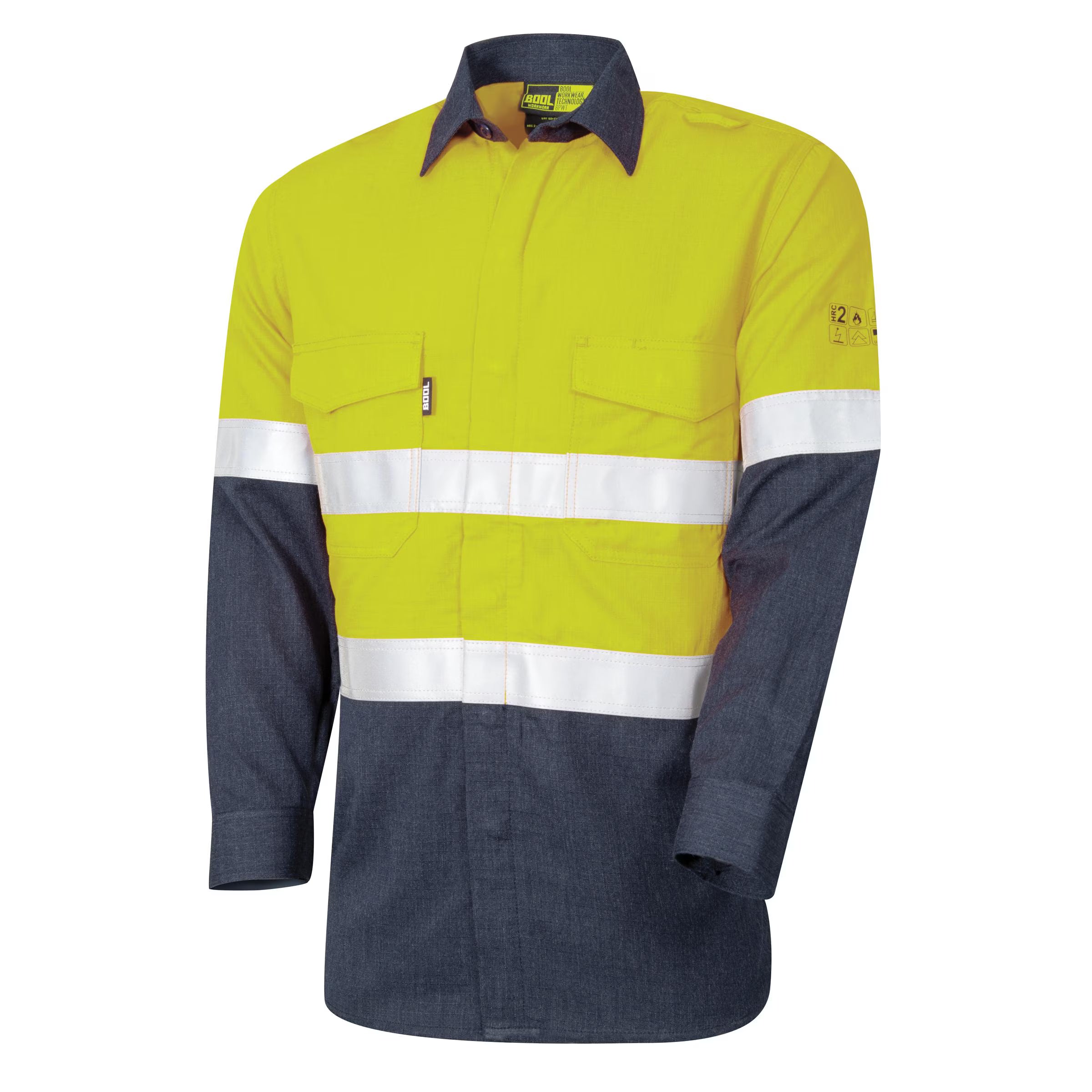 Bool PT - Lightweight PPE2 Two Tone FR Shirt with Loxy Reflective Tape - BW2590T1