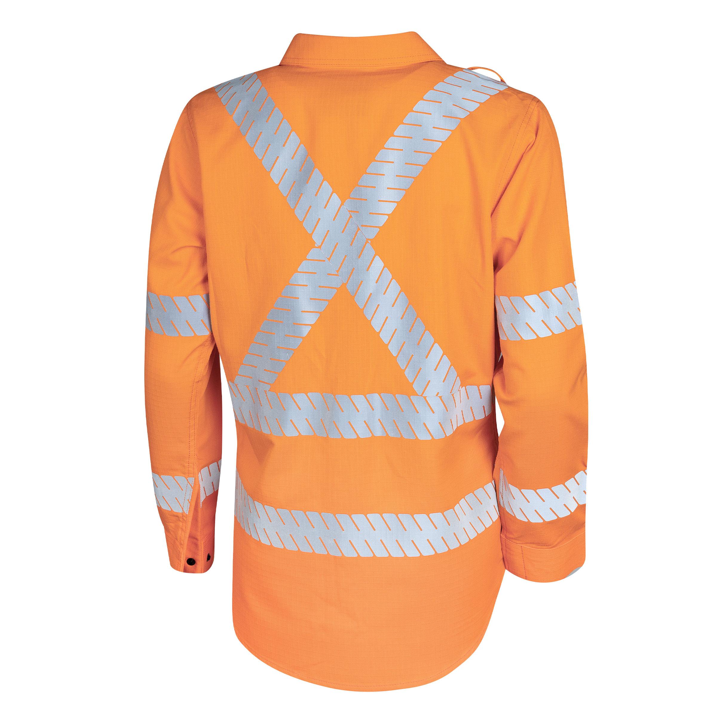 Bool PT - Womens Ultra-lightweight PPE2 FR Shirt with Segmented Loxy FR Reflective Tape - BWW1590T5