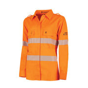 Bool PT - Womens Ultra-lightweight PPE2 FR Shirt with Segmented FR Reflective Tape - BWW1595T1
