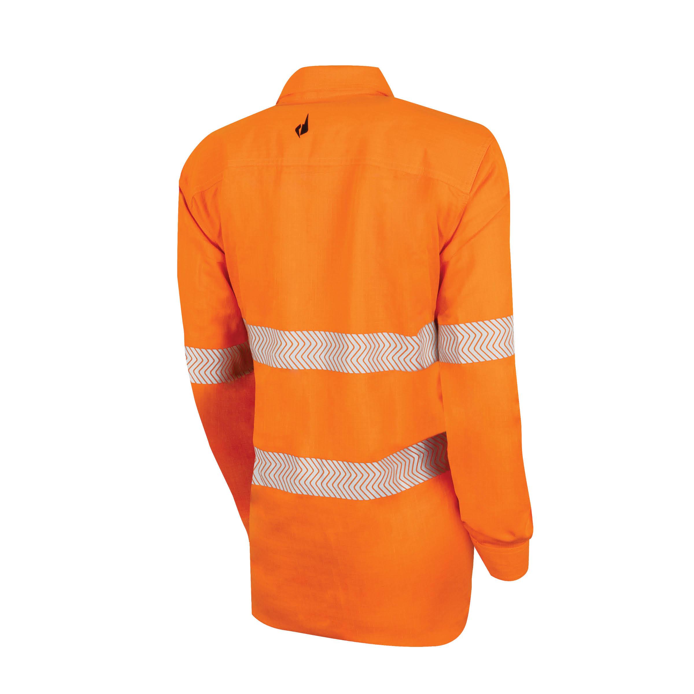 Bool PT - Womens Ultra-lightweight PPE2 FR Shirt with Segmented FR Reflective Tape - BWW1595T1