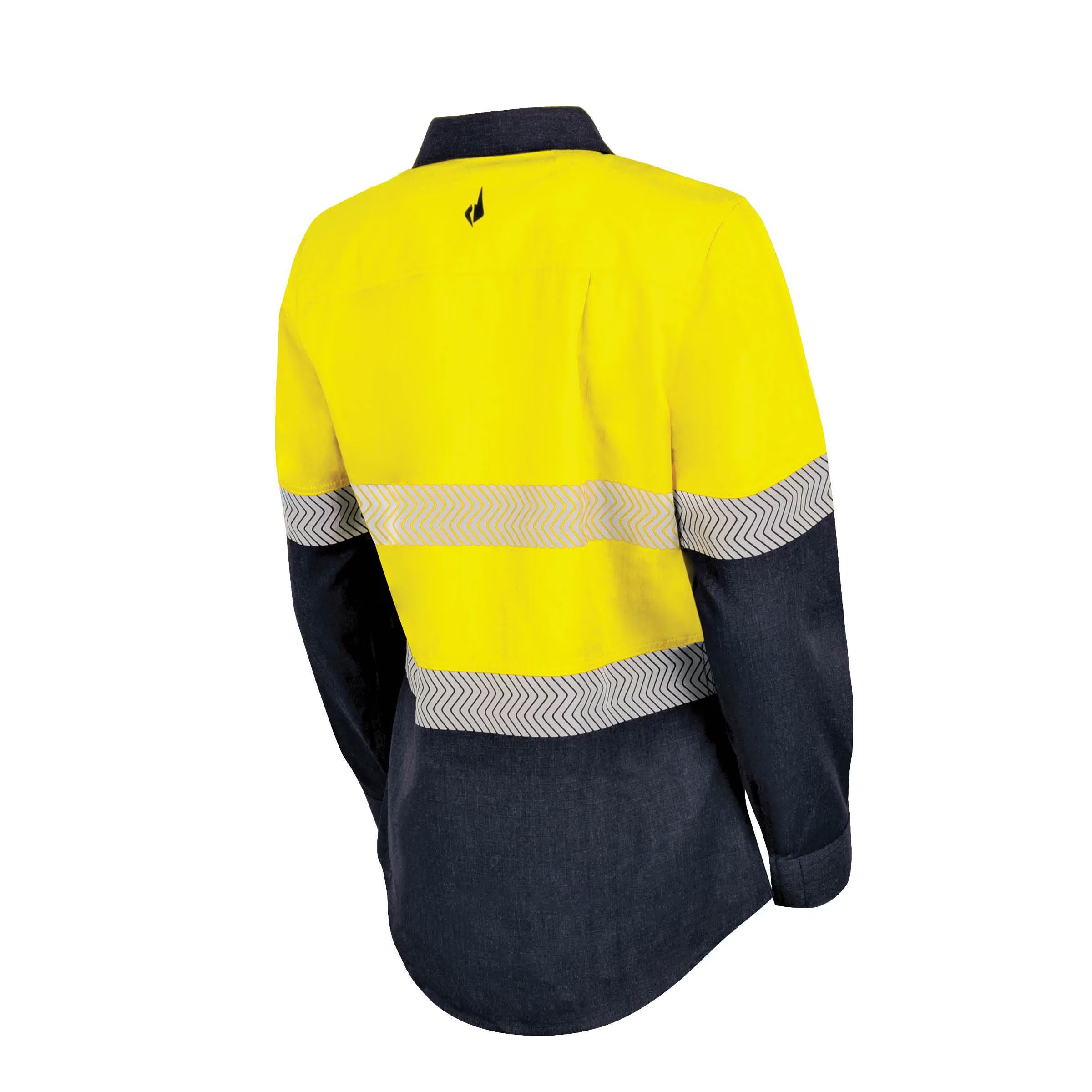 Bool PT - Womens Ultra-lightweight PPE2 Two Tone FR Shirt with Segmented FR Reflective Tape - BWW2595T1