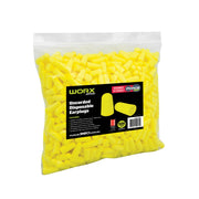 Bullet Shaped Uncorded Earplugs Bulk Pack (500pr) - HWRX974