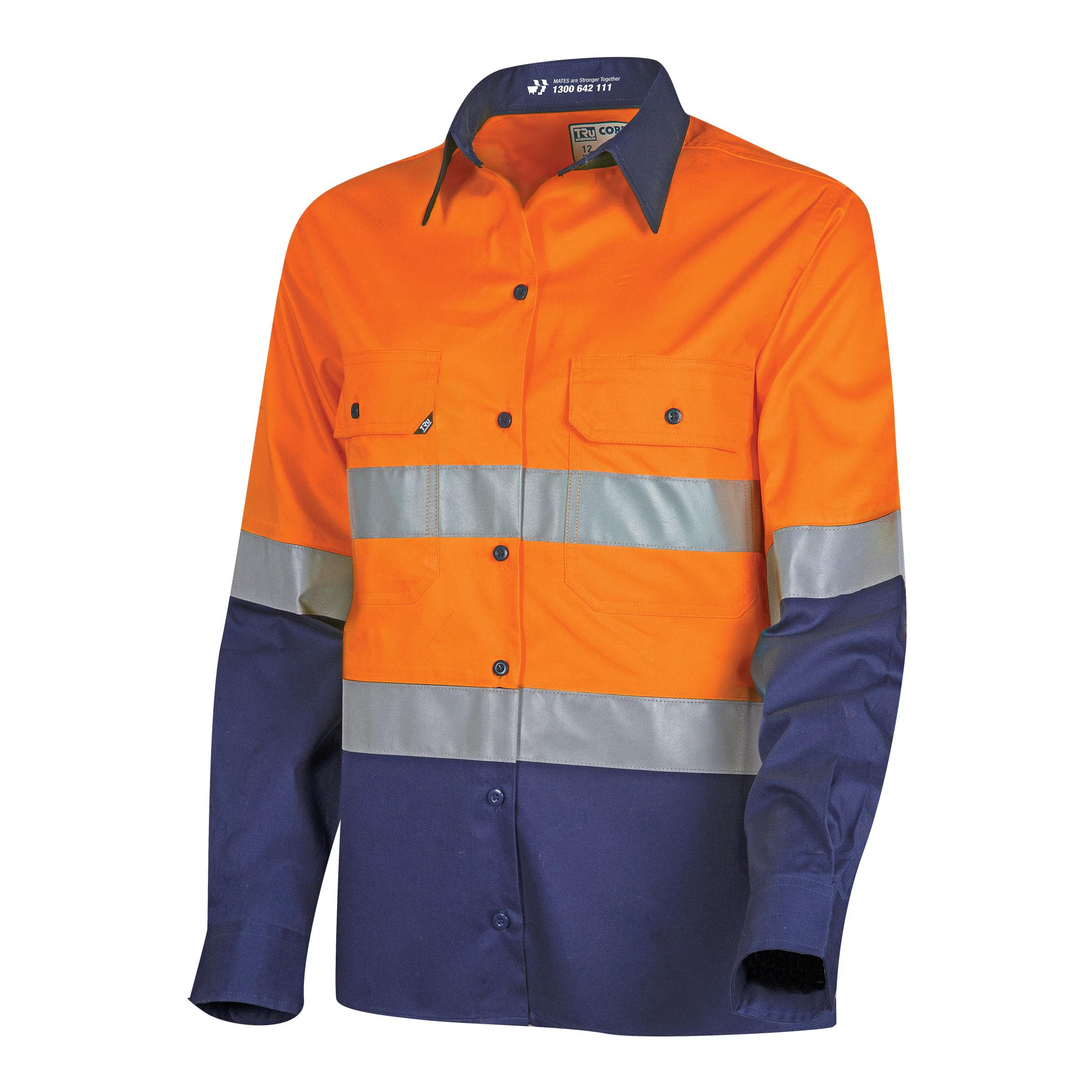 TRu - Lightweight Womens Hi-Vis Shirt with Reflective Tape - CSW2000T3
