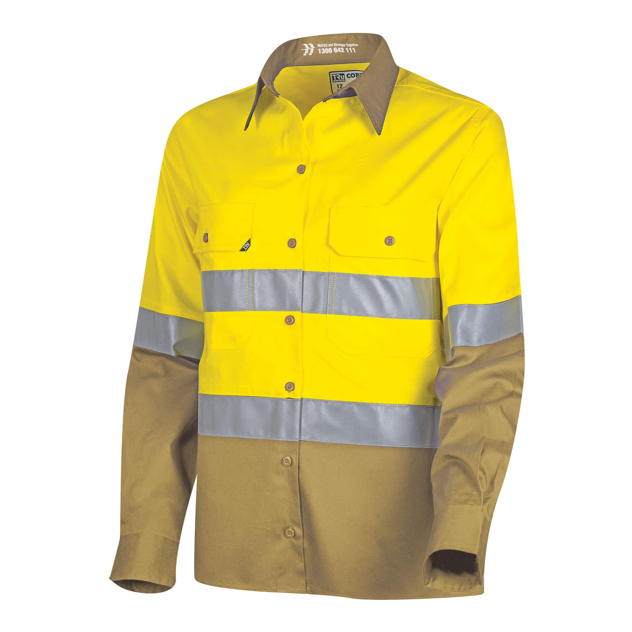 TRu - Lightweight Womens Hi-Vis Shirt with Reflective Tape - CSW2000T3