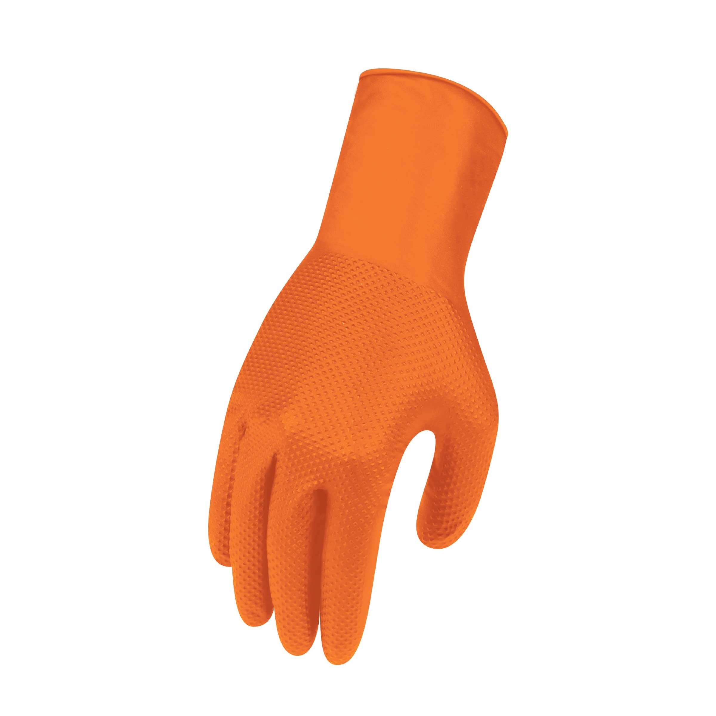 SafeTouch Industrial Disposable Glove - Orange - GWORX006