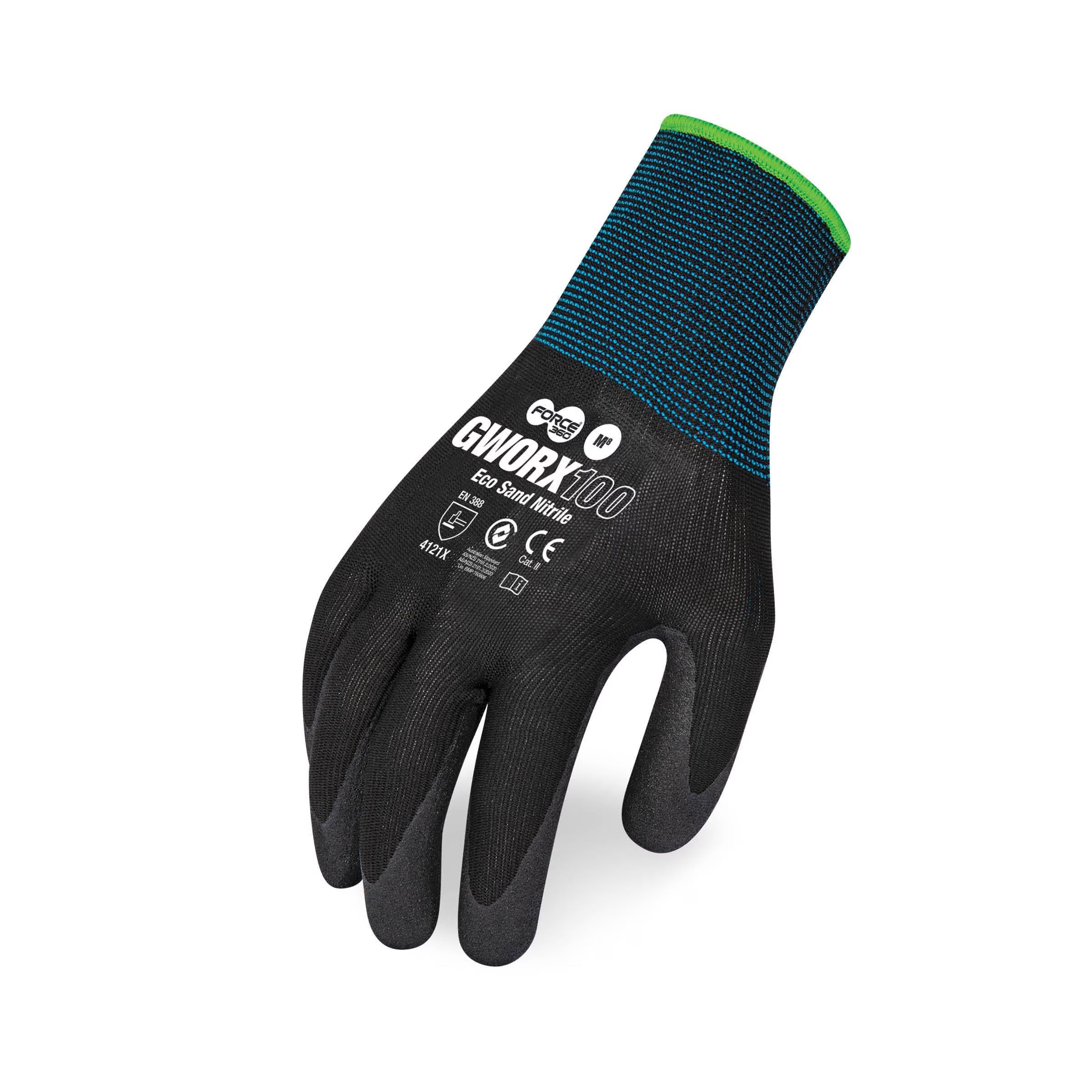 Eco Sand Nitrile Glove - GWORX100