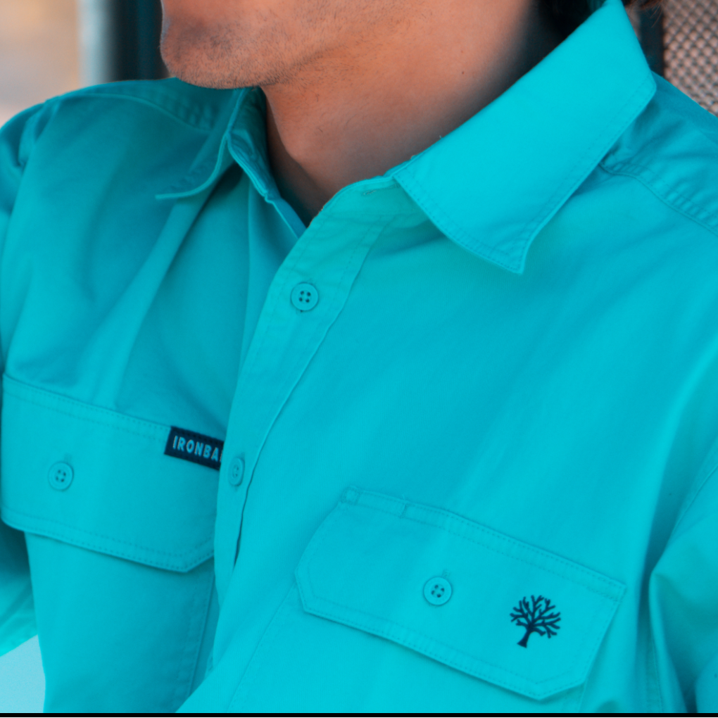 Yalgari Lifestyle Men's Shirt - Mint *PRE ORDER*