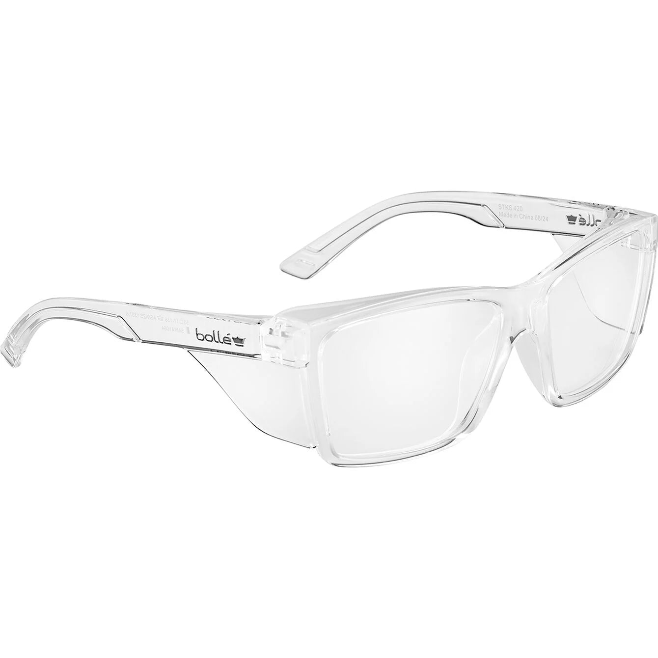 Bollé STKS 420 - Platinum (AS/AF) - Crystal PC Temples/Frame