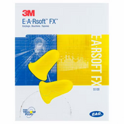 3M™ E-A-Rsoft™ FX™ Earplugs 312-1261, Uncorded, Poly Bag, Box/200