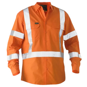 Bisley - Men's Recycle X Taped Hi Vis Drill Shirt - BS6266XT