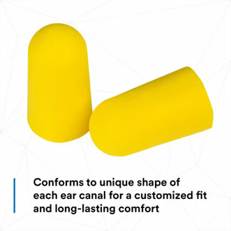 3M™ E-A-R™ TaperFit™ 2 Earplugs 312-1219, Uncorded, Poly Bag, Regular Size,Box/200