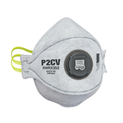 P2CV Flat Fold Valved Carbon Respirator (10 pack) - RWRX352
