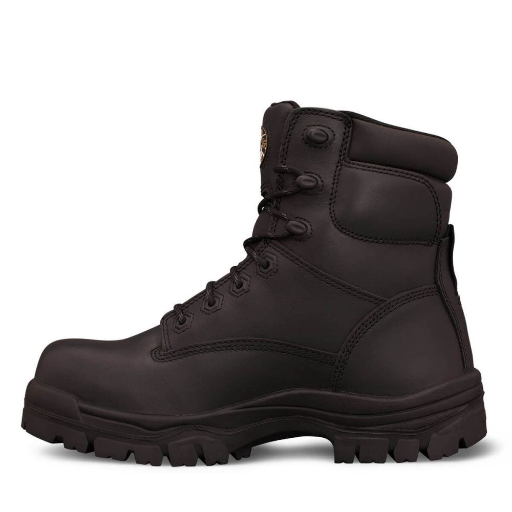 Oliver - 150mm Black Lace Up Boot