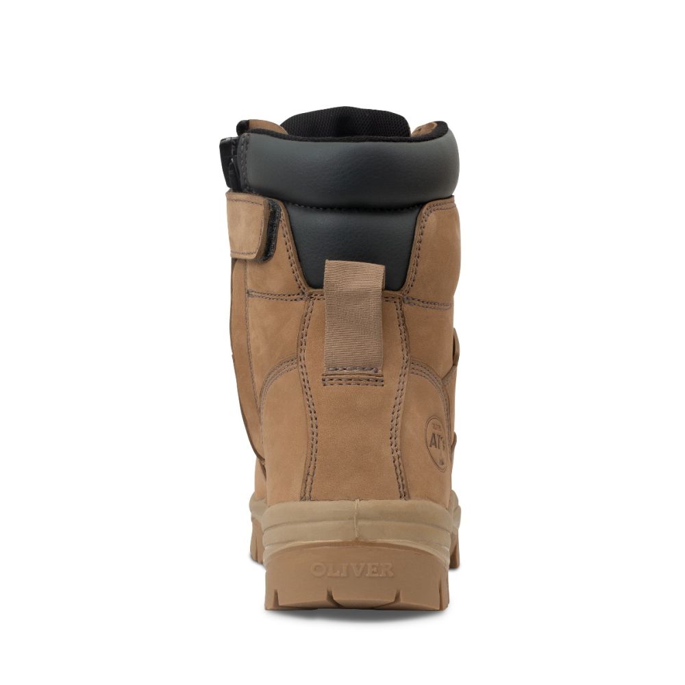 Oliver - 150mm Stone Zip Sided Boot
