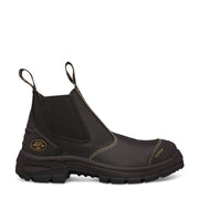 Oliver - Black Elastic Sided Boot