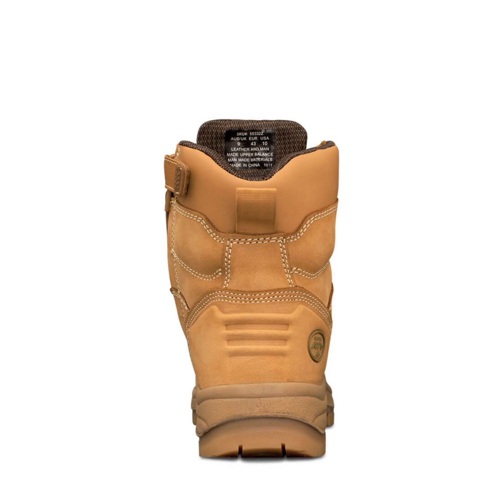 Oliver - 150mm Wheat Zip Sided Boot