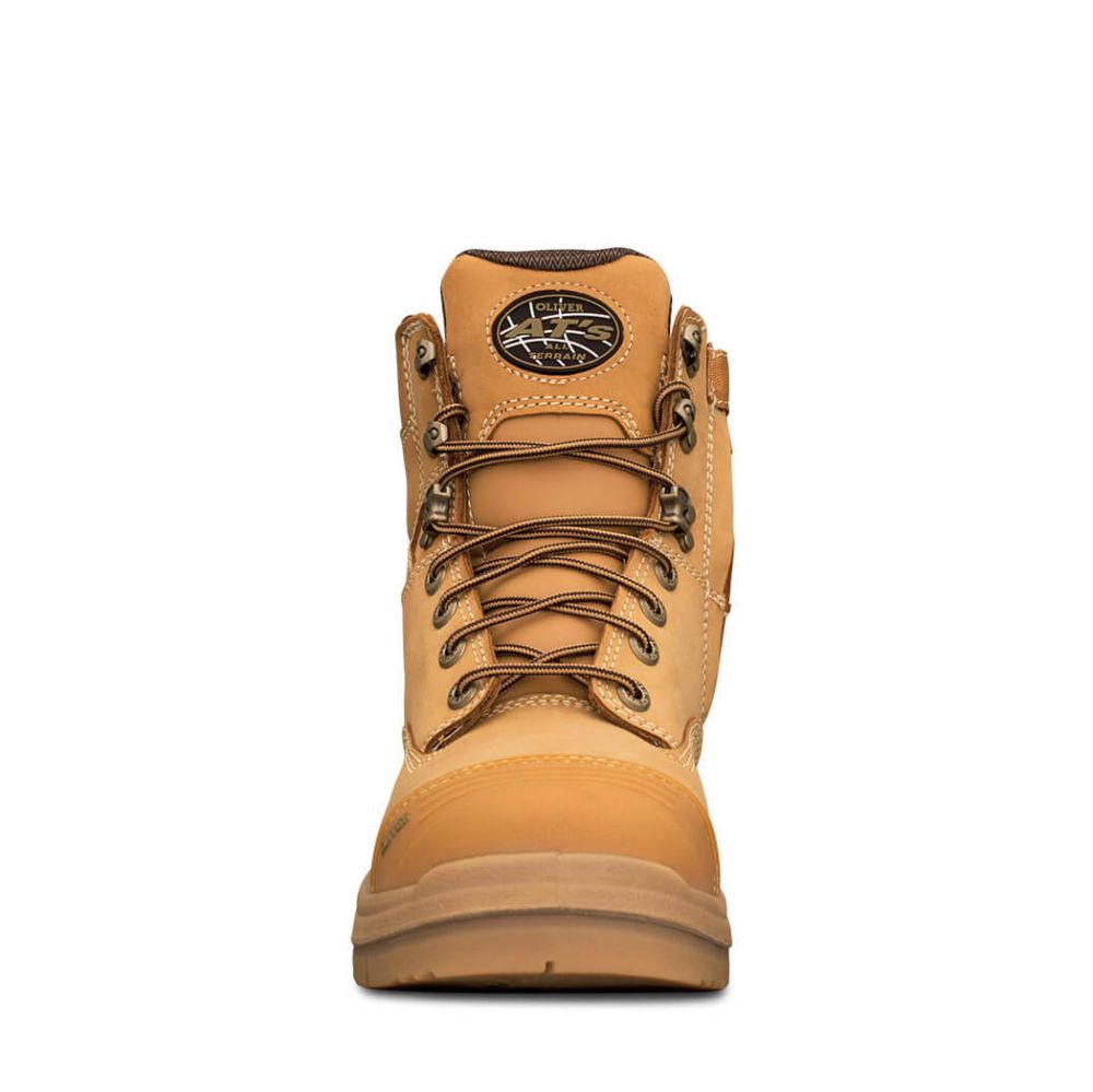 Oliver - 150mm Wheat Zip Sided Boot