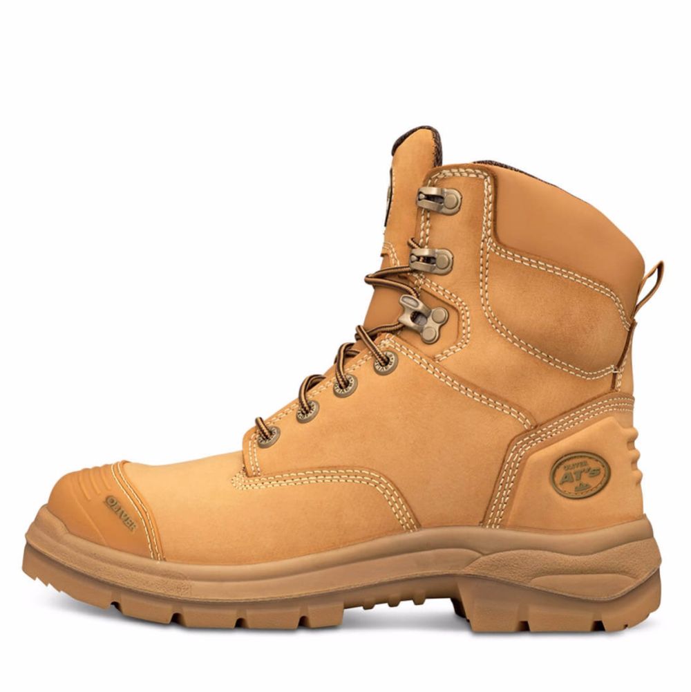 Oliver - 150mm Wheat Zip Sided Boot