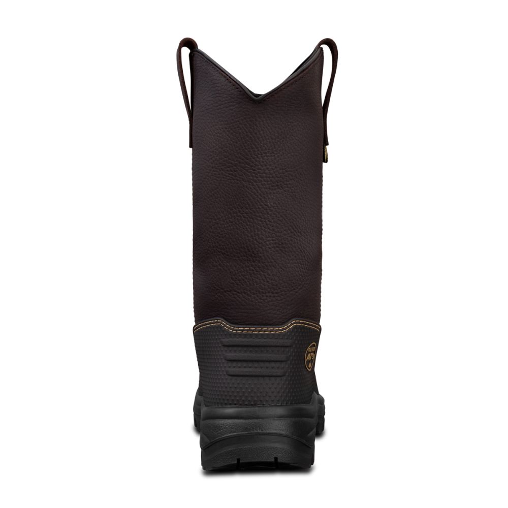 Oliver - 240mm Brown Pull-on Riggers Boot