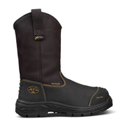 Oliver - 240mm Brown Pull-on Riggers Boot