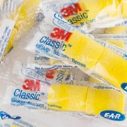 3M™ E-A-R™ Classic™ Earplugs 312-1201, Uncorded, Poly Bag, 200 Pairs/Box