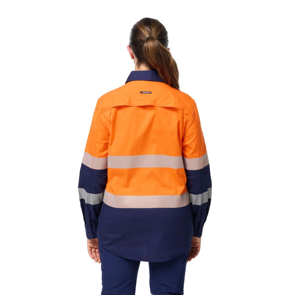 KingGee - Women's Workcool Spliced Stretch Taped Long Sleeve Shirt - K44243