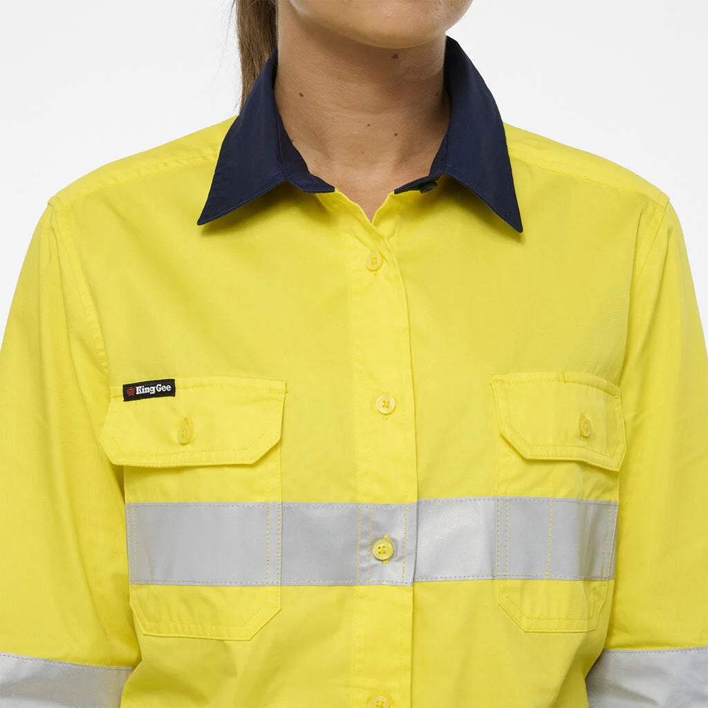 KingGee - Women's Originals Spliced Drill Shirt - K44244