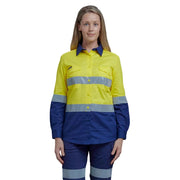 KingGee - Women's Workcool 2 Hi-Vis Lightweight Reflective Work Shirt -  K44544