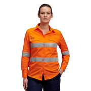 KingGee - Women's Workcool 2 Hi-Vis Reflective Work Shirt - K44545