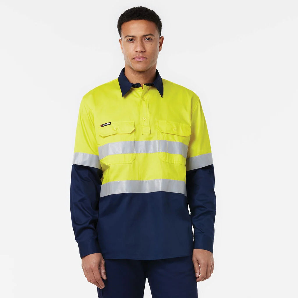 KingGee - Men's Originals Closed Front Vented Drill Shirt Tape - K54007