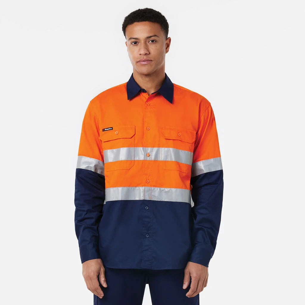 KingGee - Men's Originals Vented Drill Shirt Taped - K54025