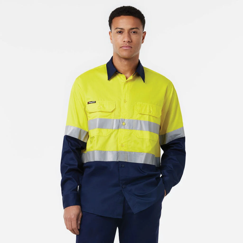 KingGee - Men's Originals Vented Drill Shirt Taped - K54025