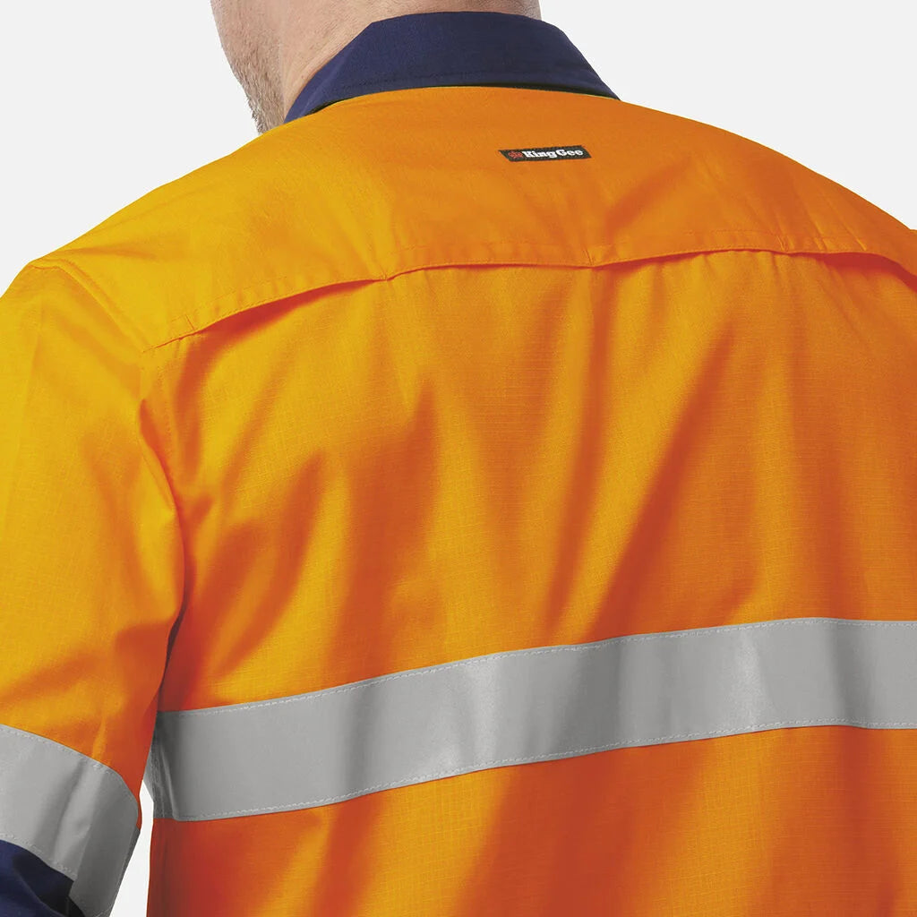 KingGee - Men's Workcool Vented Spliced Shirt Taped Long Sleeve - K54913