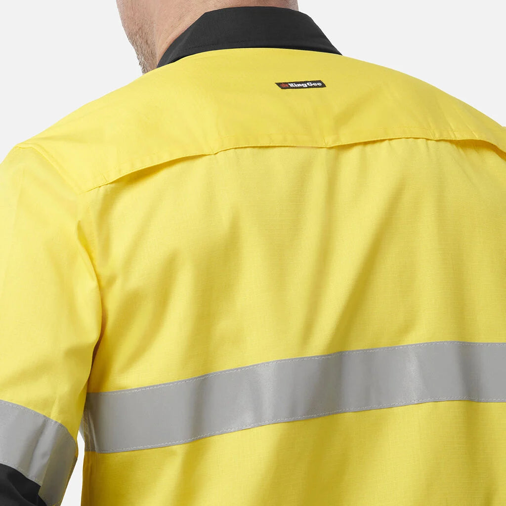 KingGee - Men's Workcool Vented Spliced Shirt Taped Long Sleeve - K54913