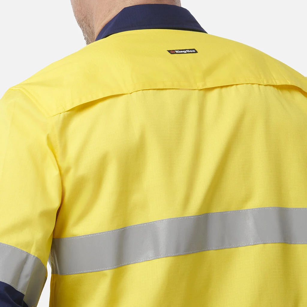 KingGee - Men's Workcool Vented Spliced Shirt Taped Long Sleeve - K54913