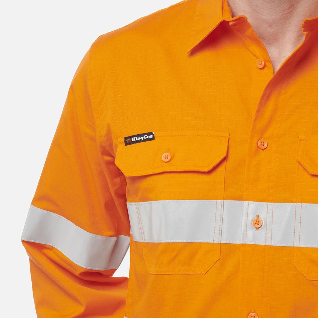 KingGee - Workcool Vented Shirt Taped Long Sleeve - K54915