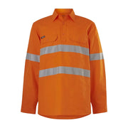 KingGee - Men's Workcool Vented Closed Front Shirt Taped Long Sleeve -  K54916