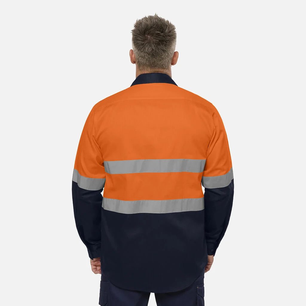 KingGee - Men's Originals Reflective Spliced Drill Shirt - K54936