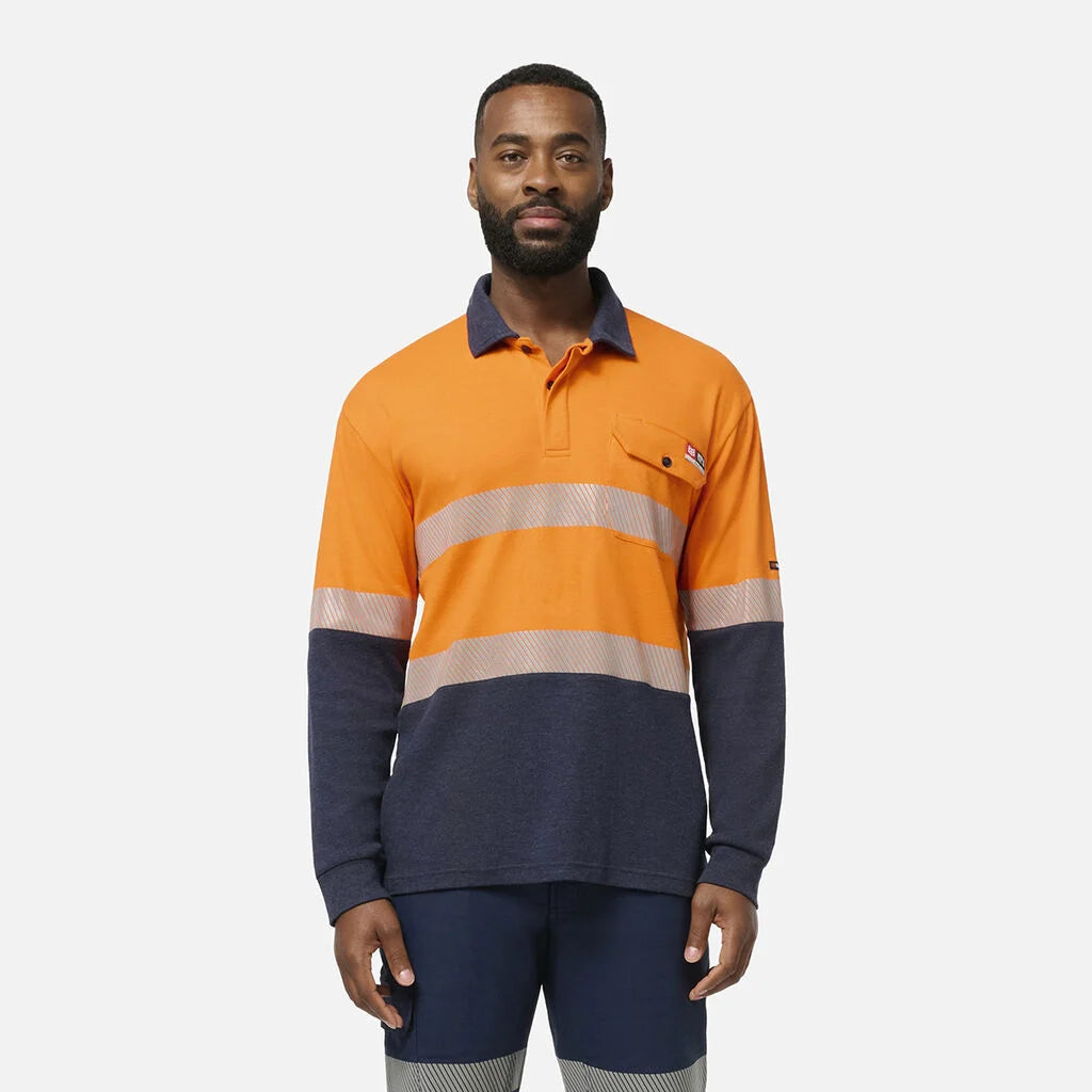 KingGee - Shieldtec FR Hi-Vis Spliced Polo with FR Tape - K84008